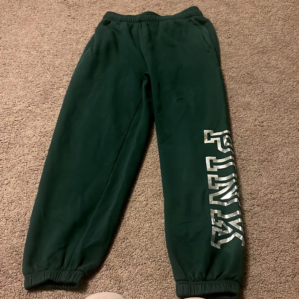 Pink sweatpants